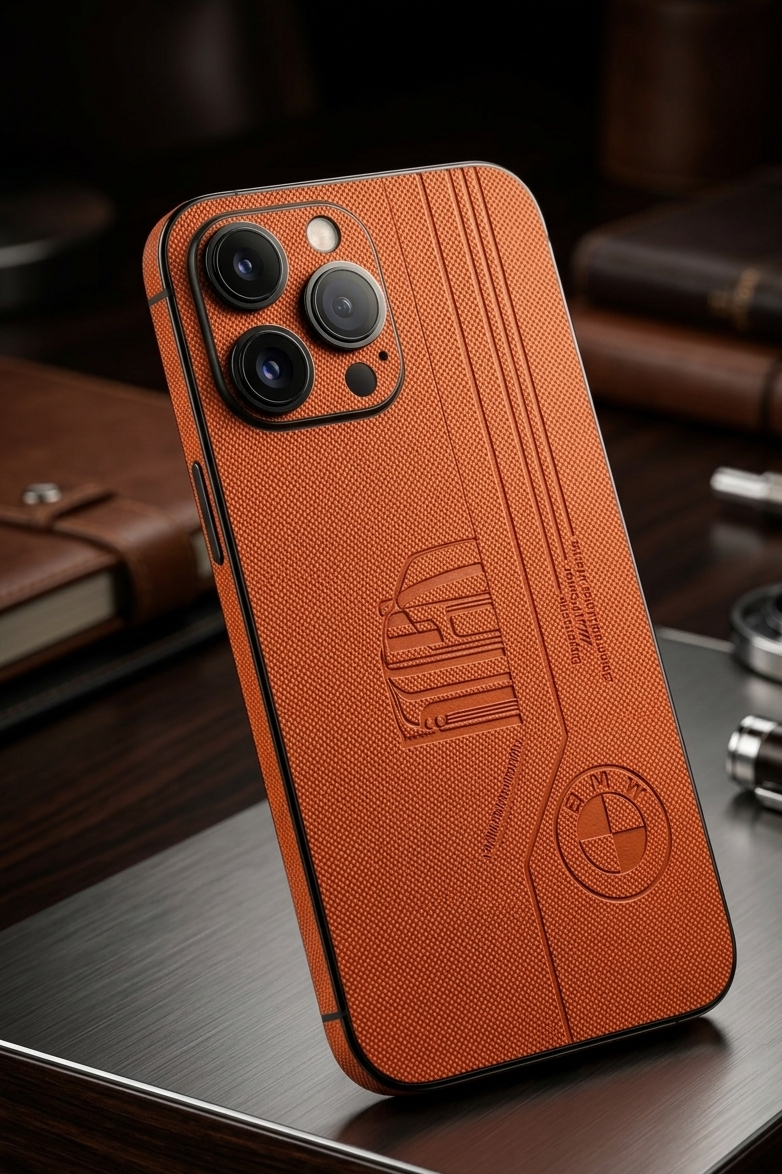 Premium Leather Finish Skin – Performance Orange